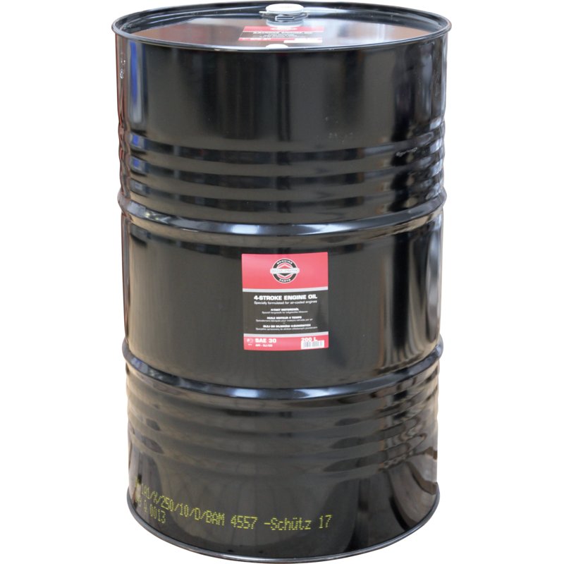 Briggs und Stratton Motoröl SAE30 200 Liter 100048E – 4-Takt SAE30 &nbsp; 200 Liter Fass &nbsp; Briggs und Stratton