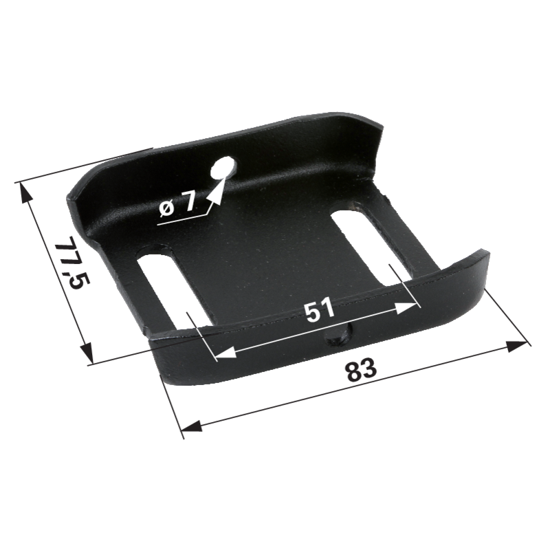 Murray Gleitkufe 1740718TMA – Länge 83 mm Breite 20 mm Höhe 77 Murray
