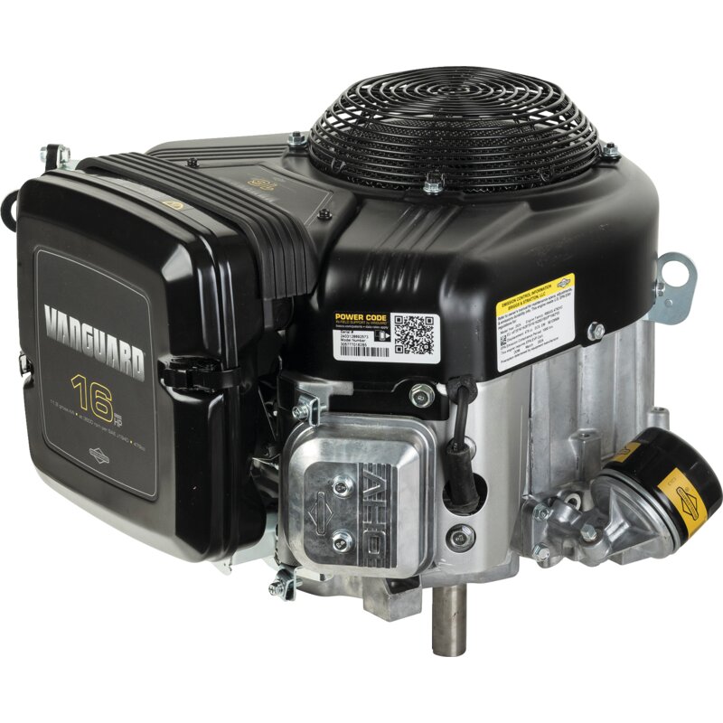 Briggs und Stratton Motor komplett B&S Vanguard OHV 16HP 25,4 x 80 mm Ersatz 3057770162B5 3057770162B5U0001, 3057770112B5U1001, 3057773032B1U1001, ... – Vanguard 16hp V-Twin 480 ccm Kurbelwelle 25