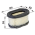 Briggs und Stratton Luftfilter 497725S, 494586 – anstelle von Briggs Modell:&nbsp;123J02–123J09 Briggs und Stratton