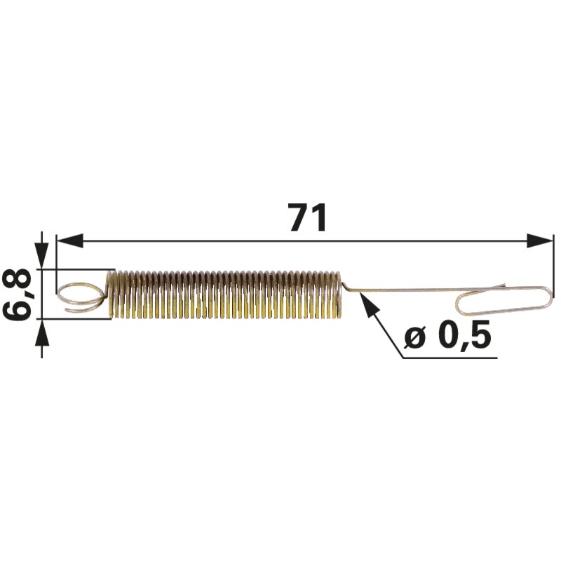 Briggs und Stratton Reglerfeder 690251 Briggs und Stratton