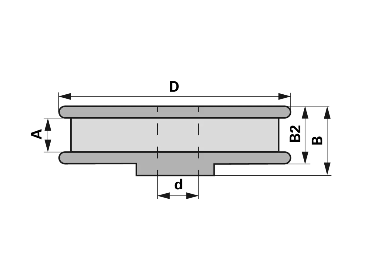 AL-KO Spannrolle 402902 Maß A 10 mm AL-KO