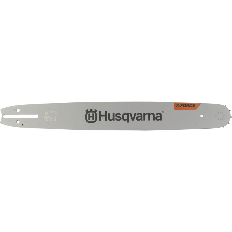 Husqvarna Motorsägenschwert X-Force 20" 3/8" 1,5 585950872, 544285572, 501956072 – Große Schienenaufnahme D009 Husqvarna