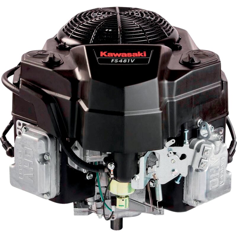 Kawasaki Motor komplett 13,2 PS, mit KW AD 25,4 mm x L 80 mm Kawasaki FS481V-AS01 – Zweizylinder V- OHV Kawasaki