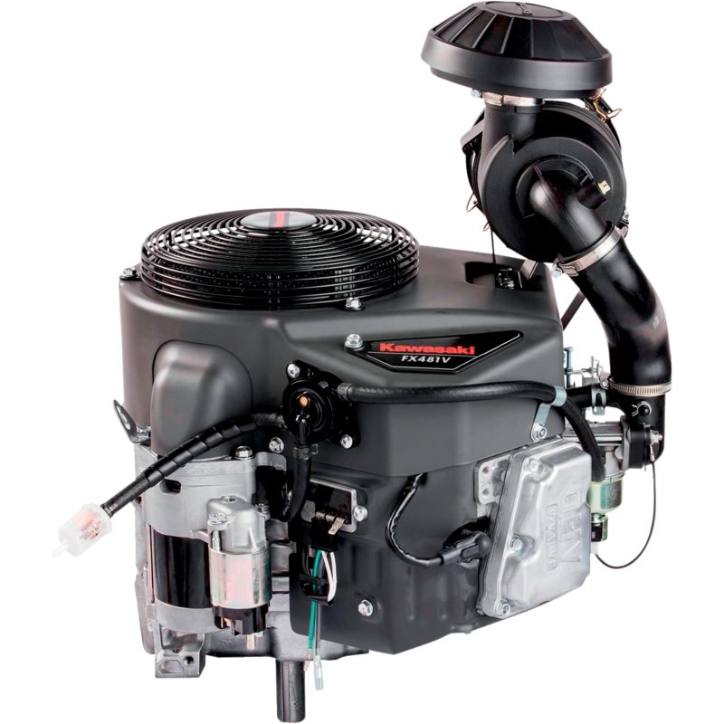 Kawasaki Motor komplett 13,2 PS, mit KW AD 28,6 mm x L 100 mm Kawasaki FX481V-AS08 – Zweizylinder V- OHV Kawasaki