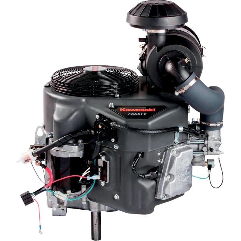 Kawasaki Motor komplett 18,8 PS, mit KW AD 28,6 mm x L 108,8 mm Kawasaki FX651V-AS00 – Zweizylinder V- OHV Kawasaki