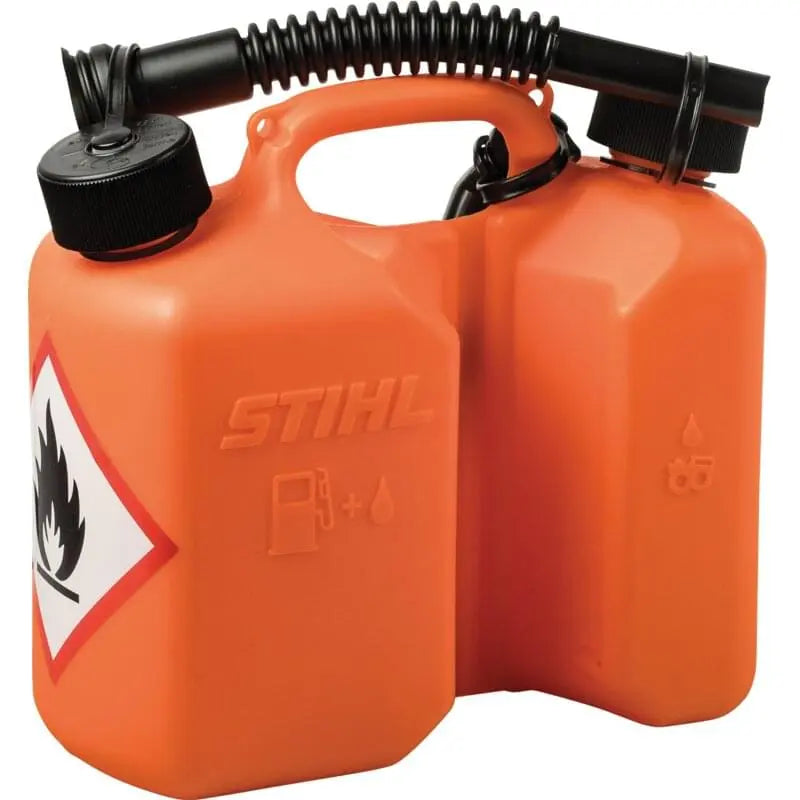 Stihl Kombikanister 3 Liter und 1,5 Liter, Orange Stihl 00008810124 – Zum Transport für 3 Liter Kraftstoff und 1 Stihl