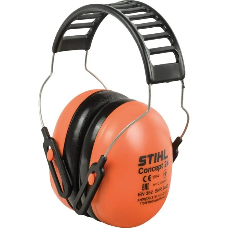 Stihl Gehörschutz SNR Wert 24 dB, Farbe Orange Stihl 00008840541 – Der Gehörschutzbügel Concept 24 ist verstellbar Stihl