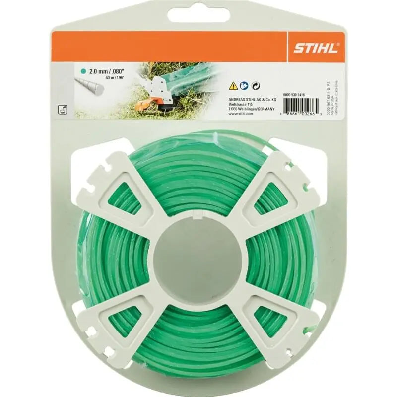 Stihl Mähfaden AD 2,0 mm x L 60 m Stihl 00009302418 – Rundfaden Stihl
