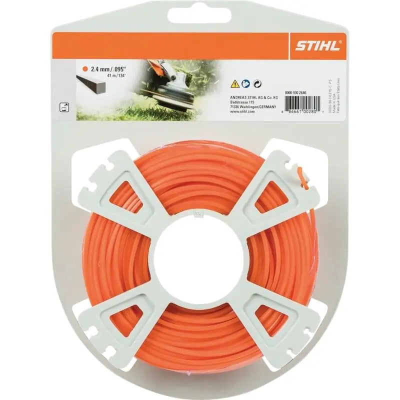 Stihl Mähfaden AD 2,4 x 2,4 mm, L 41 m Stihl 00009302640 – Vierkantprofil Stihl