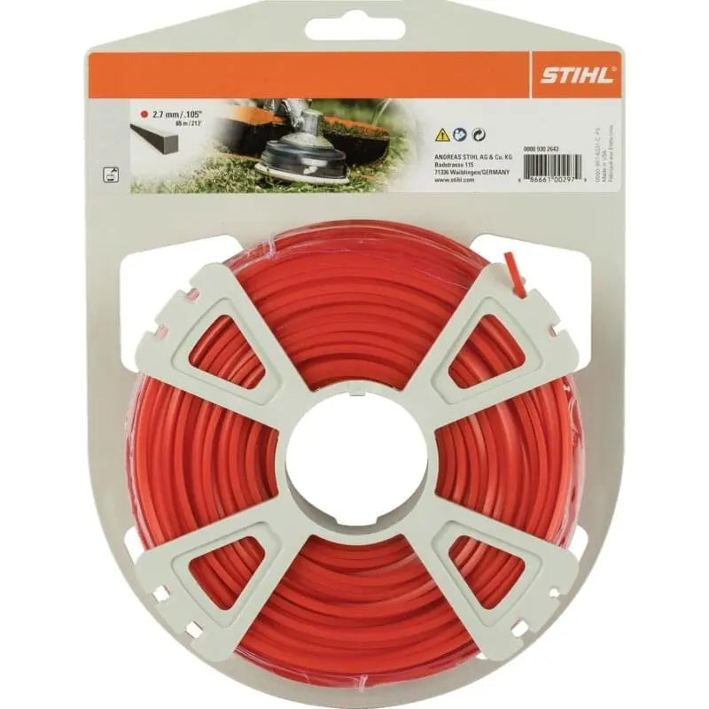 Stihl Mähfaden AD 2,7 x 2,7 mm, L 65 m Stihl 00009302643 – Vierkantprofil Stihl
