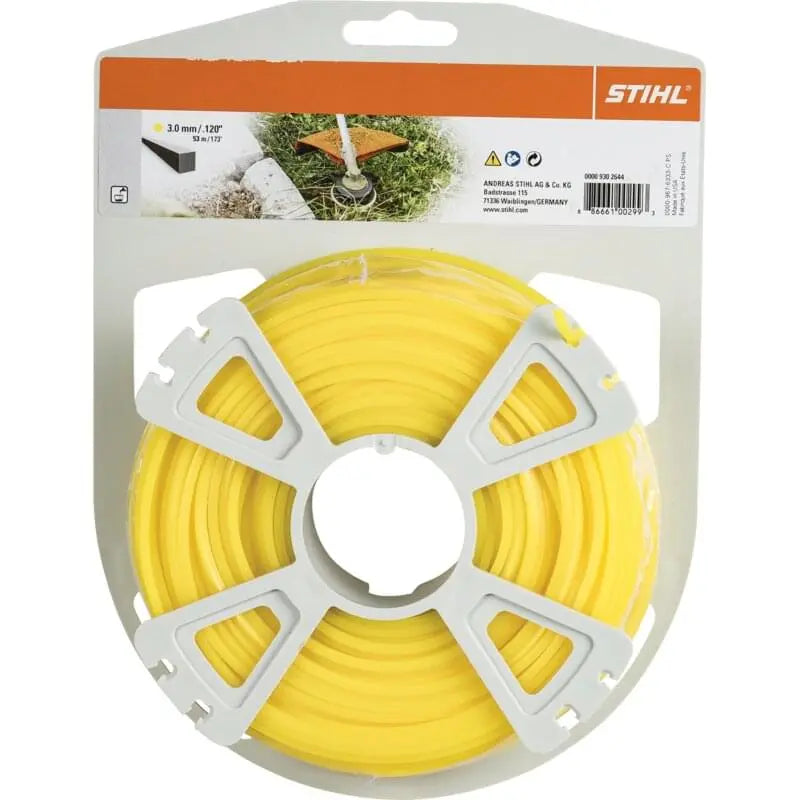 Stihl Mähfaden AD 3 x 3 mm, L 53 m Stihl 00009302644 – Vierkantprofil Stihl