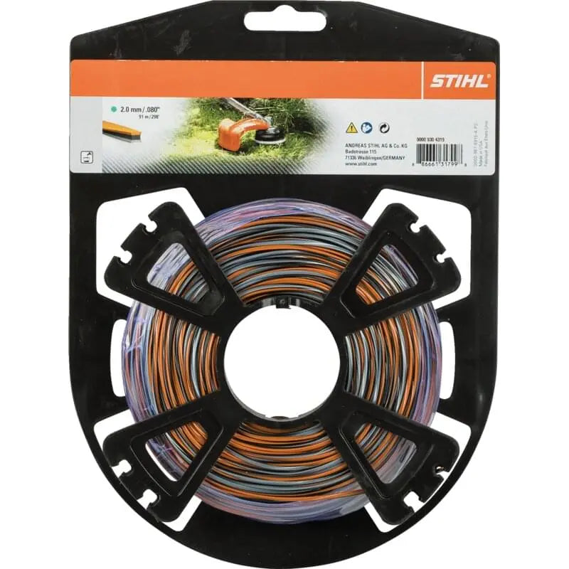Stihl Mähfaden AD 2,0 mm, L 91 m, CF3 Pro Stihl 00009304319 – Kreuzprofil Stihl