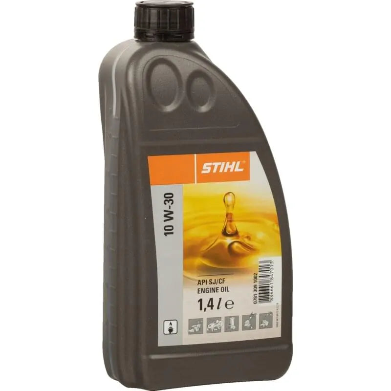Stihl Motoröl 10W30 (SAE30) 1,4 Liter Stihl 07813091002 – Hochleistungs-Mehrzweck-Motorenöl für 4-Takt-Motoren Stihl