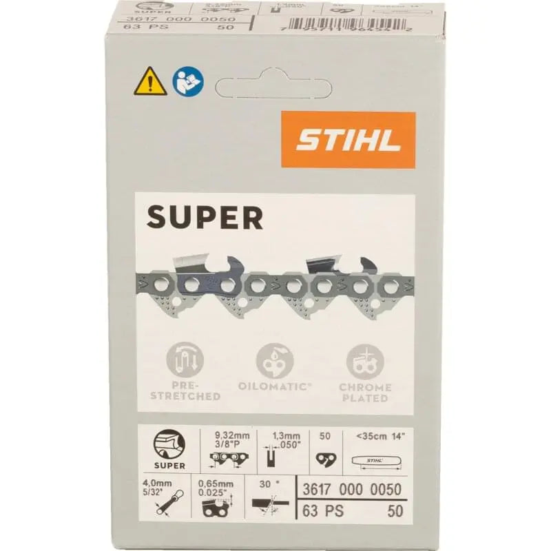 Stihl Sägekette T 3/8 Zoll, VM, S 1,3 mm, 50E Stihl 36170000050 – passend zu Modell: MS 171 Stihl