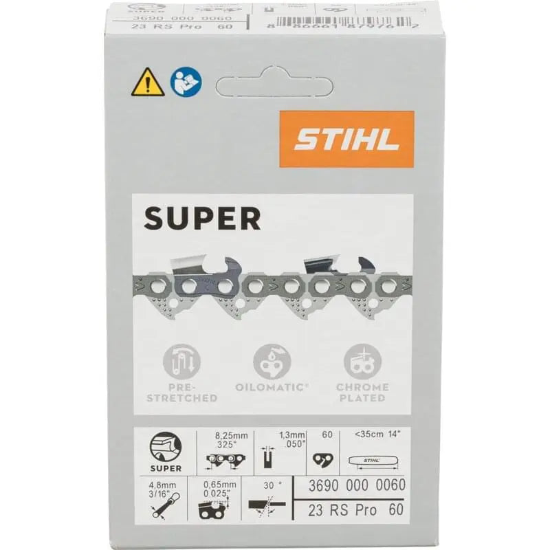 Stihl Sägekette T .325 Zoll, VM, S 1,3 mm, 60E Stihl 36900000060 – passend zu Modell: MS 251 Stihl
