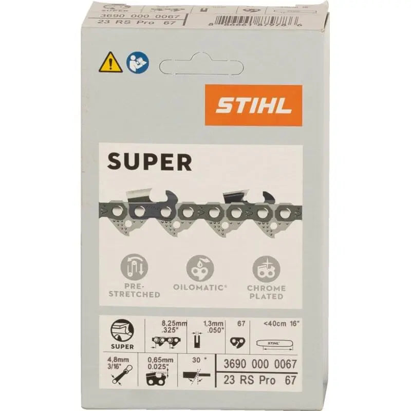 Stihl Sägekette T .325 Zoll, VM, S 1,3 mm, 67E Stihl 36900000067 – passend zu Modell: MS 260 Stihl