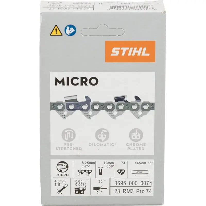 Stihl Sägekette T .325 Zoll, HM, S 1,3 mm, 74E Stihl 36950000074 – passend zu Modell: MS 251 Stihl