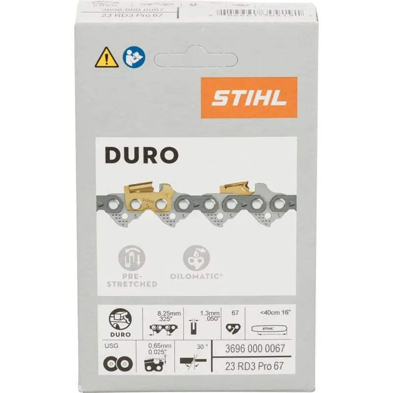 Stihl Sägekette T .325 Zoll, Hartmetall, S 1,3 mm, 67E Stihl 36960000067 – passend zu Modell: MS 251 Stihl