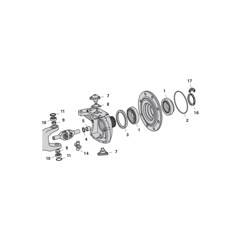 ZF Achsteile für ZF-Achse APL735