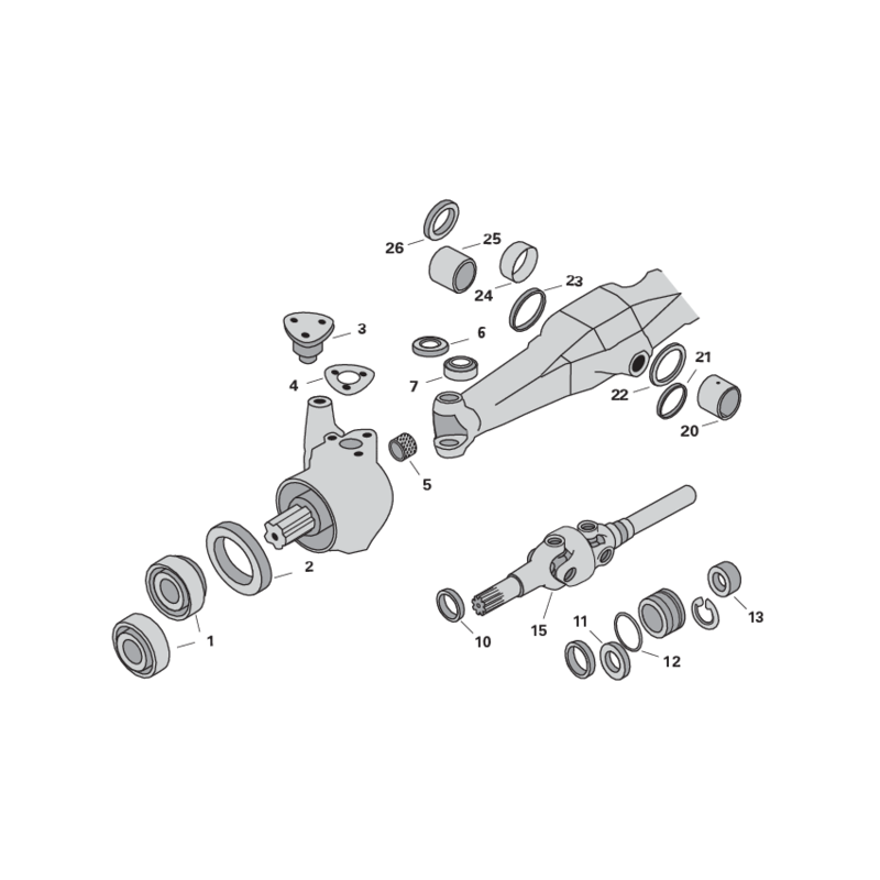 Achsteile 4WD für Ford