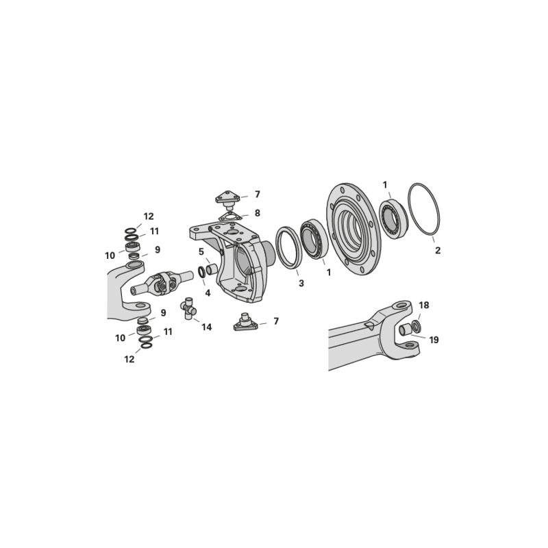 ZF Achsteile für Case IH mit ZF-Achse APL325