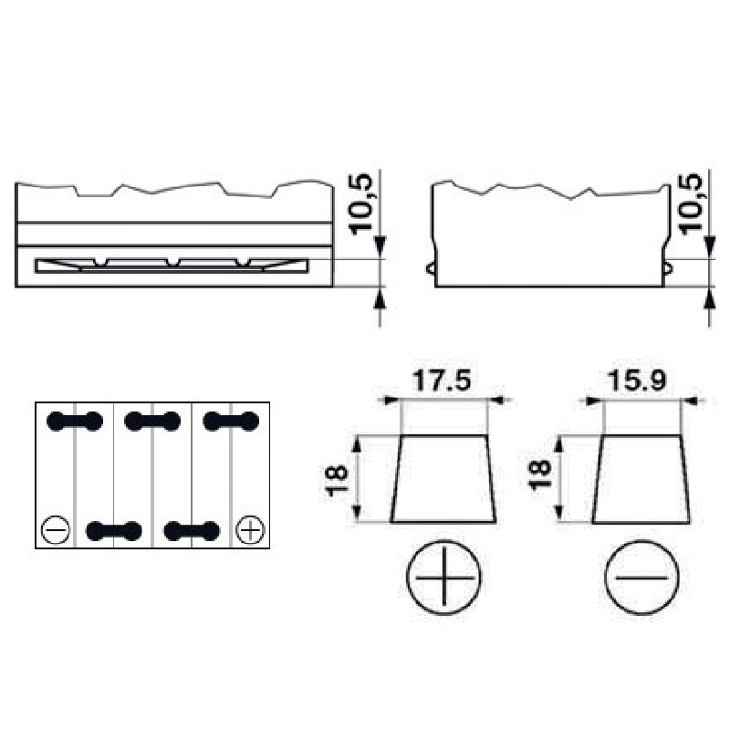 Exide Batterie 12 V, 95 Ah, 800 A, Exide Premium, EA 954, 59518