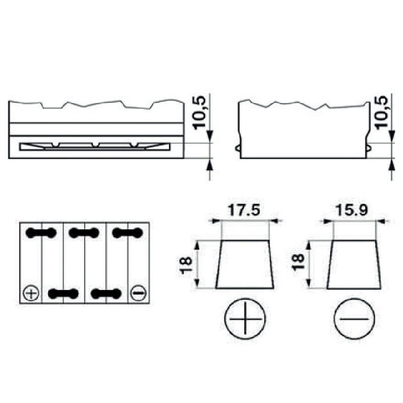 Exide Batterie 12 V, 95 Ah, 760 A, Exide Excell, EB 955, 59519