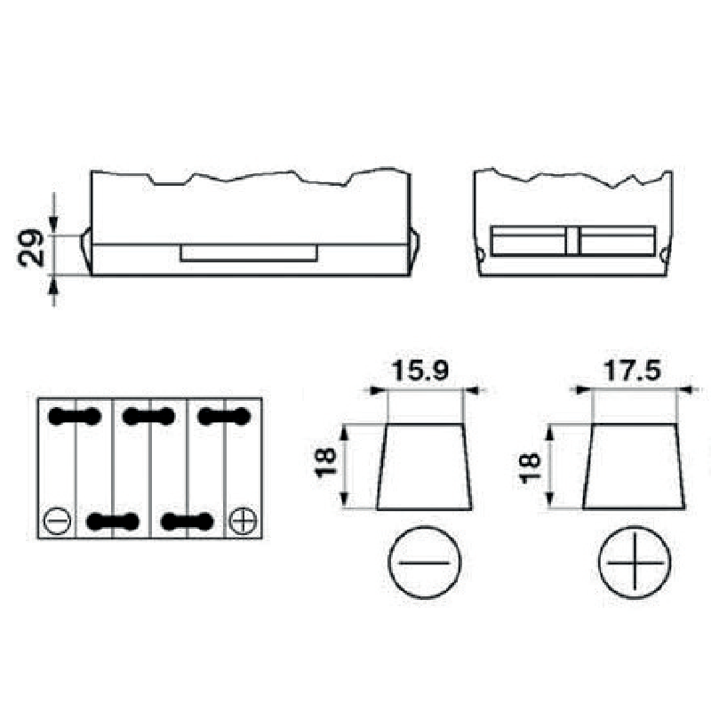 Exide Batterie 12 V, 70 Ah, 540 A, Exide Excell, EB 704, 57029