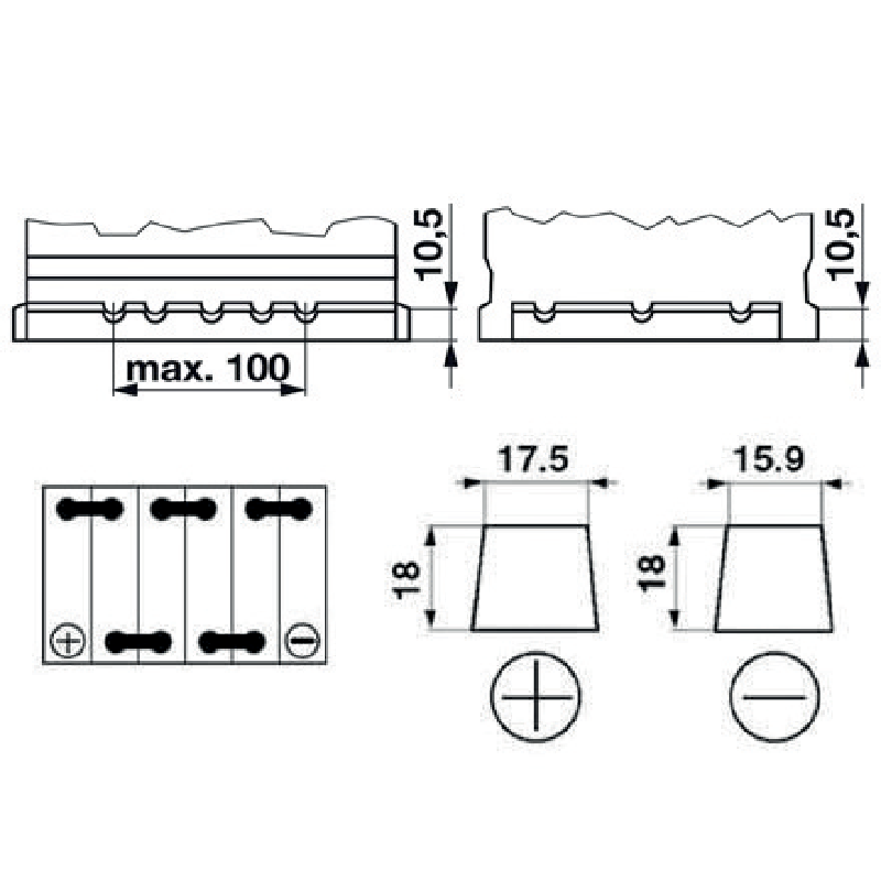 Prillinger Premium Batterie 12 V, 100 Ah, 760 A, Premium, 60065