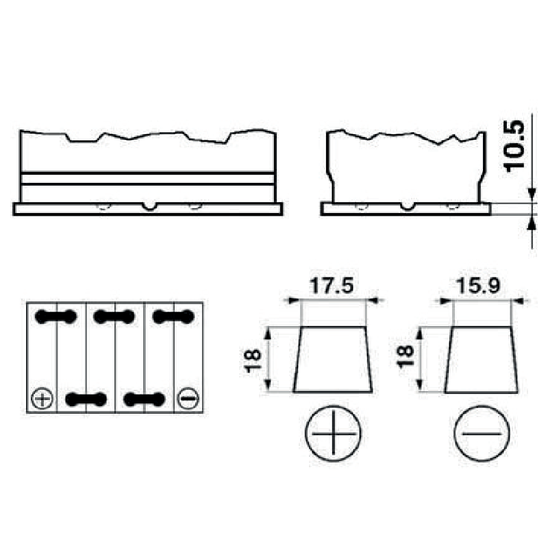 Prillinger Premium Batterie 12 V, 72 Ah, 650 A, Premium, 57233