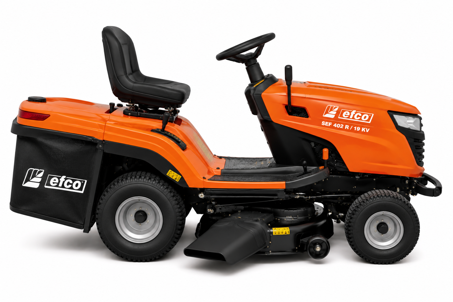 Efco SEF 402 R / 19 KV Orange Rasentraktor mit Heckauswurf GartenShop24 - Hochwertige Gartengeräte