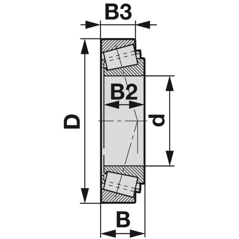 INA FAG Kegelrollenlager 32011 X zerlegbar, nach DIN720 32011-X – KEGELROLLENLAGER BAUREIHE 320