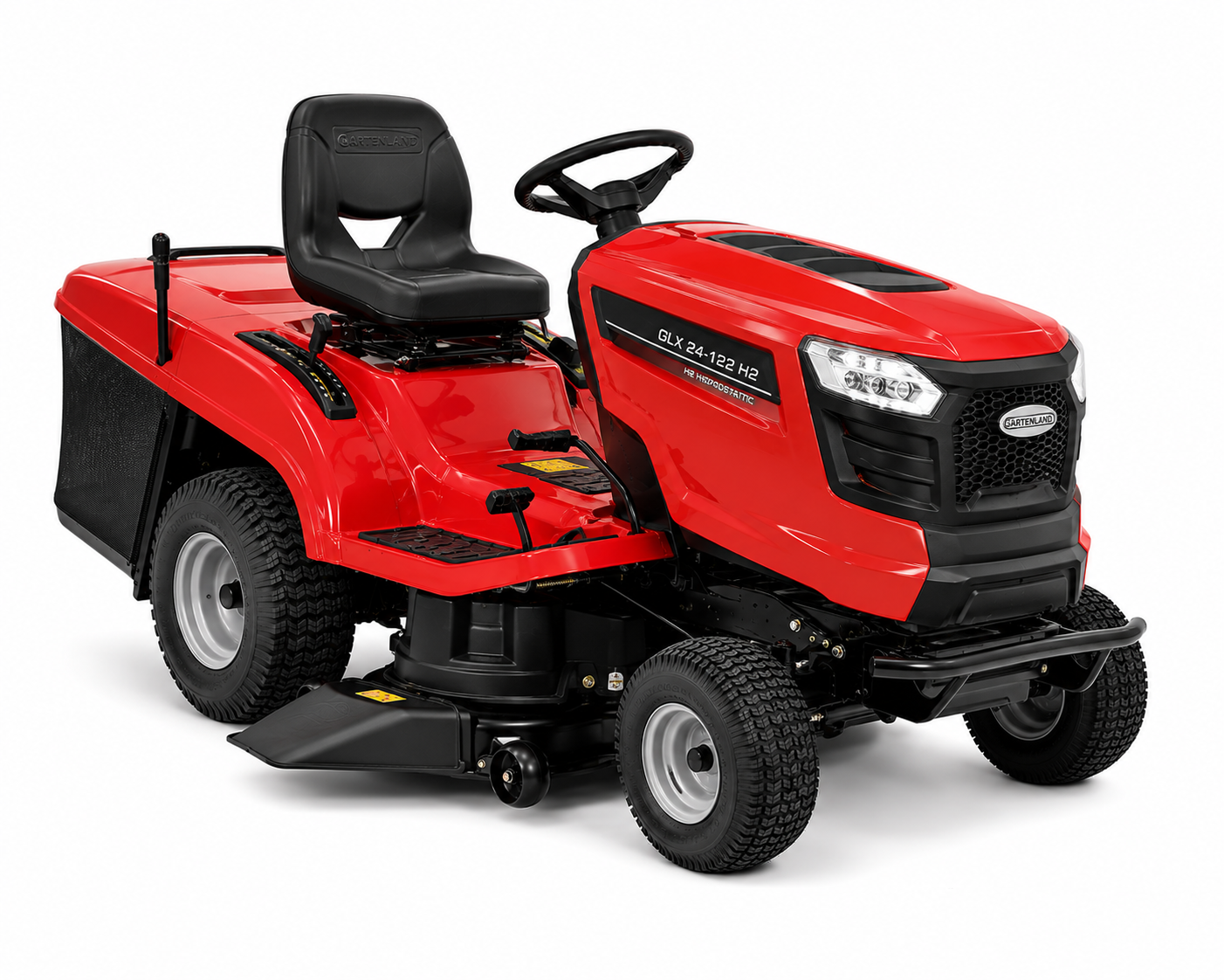 GARTENLAND GLX 24-122 H2 Rasentraktor mit Hydrostat und 122 cm Schnittbreite GartenShop24 - Hochwertige Gartengeräte