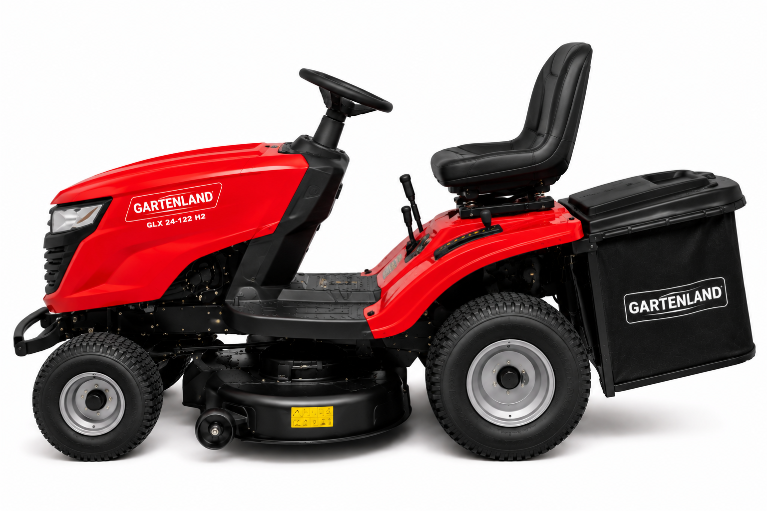 GARTENLAND GLX 24-122 H2 Rasentraktor mit Hydrostat und 122 cm Schnittbreite GartenShop24 - Hochwertige Gartengeräte