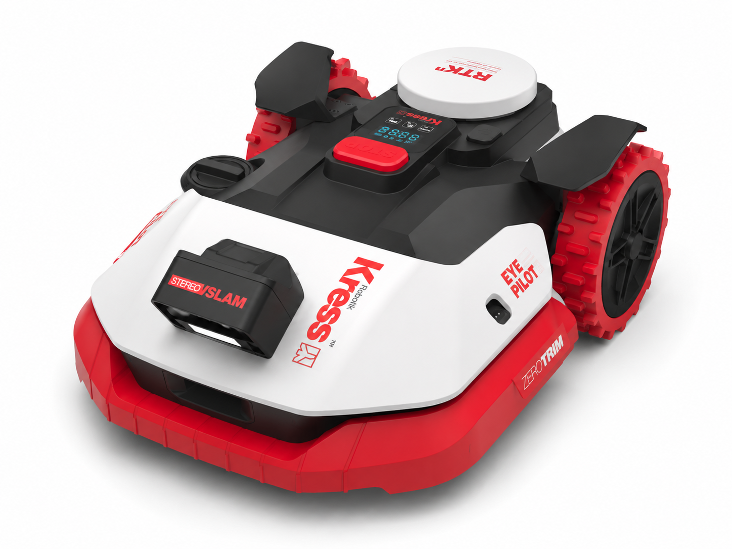 Kress EyePilot RTK3000 KR273E Mähroboter bis 3.000 m² mit ZeroTrim & integriertem 4G | 11141302000 Kress
