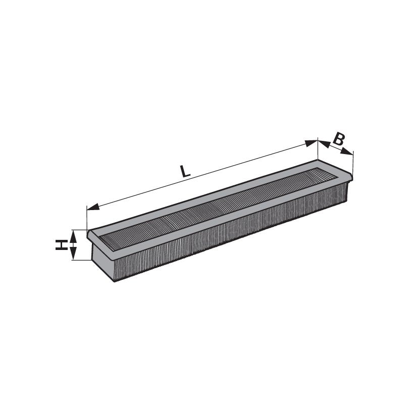 Stihl Luftfilter flach, L 115 x B 65 mm 42231400300 – passend zu Modell: Stihl TS400 Stihl