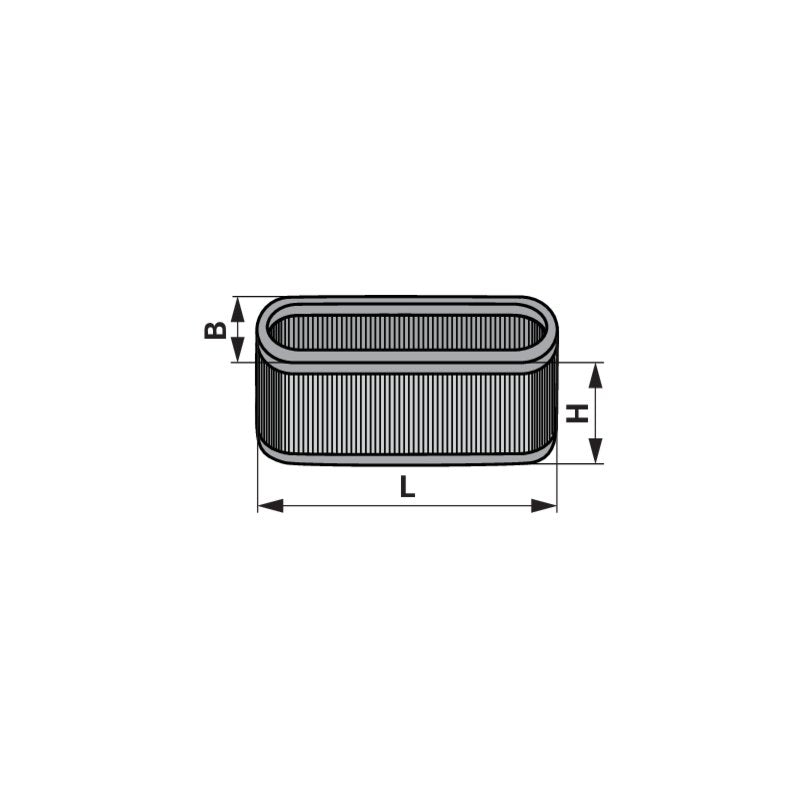 Luftfilter oval, L 145 x B 65 mm Loncin LC1P85F-E5 GartenShop24 - Hochwertige Gartengeräte