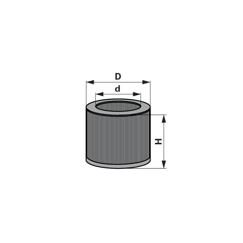 Luftfilter rund, AD 76 mm Loncin G200F – Passend zu G200F GartenShop24 - Hochwertige Gartengeräte