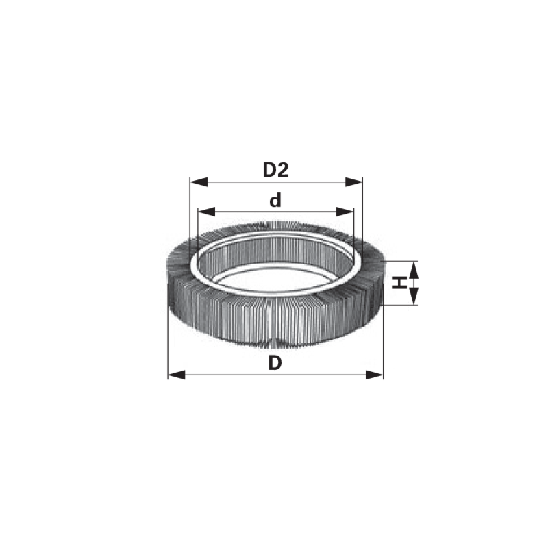 UFI Luftfilterhauptpatrone 2794800