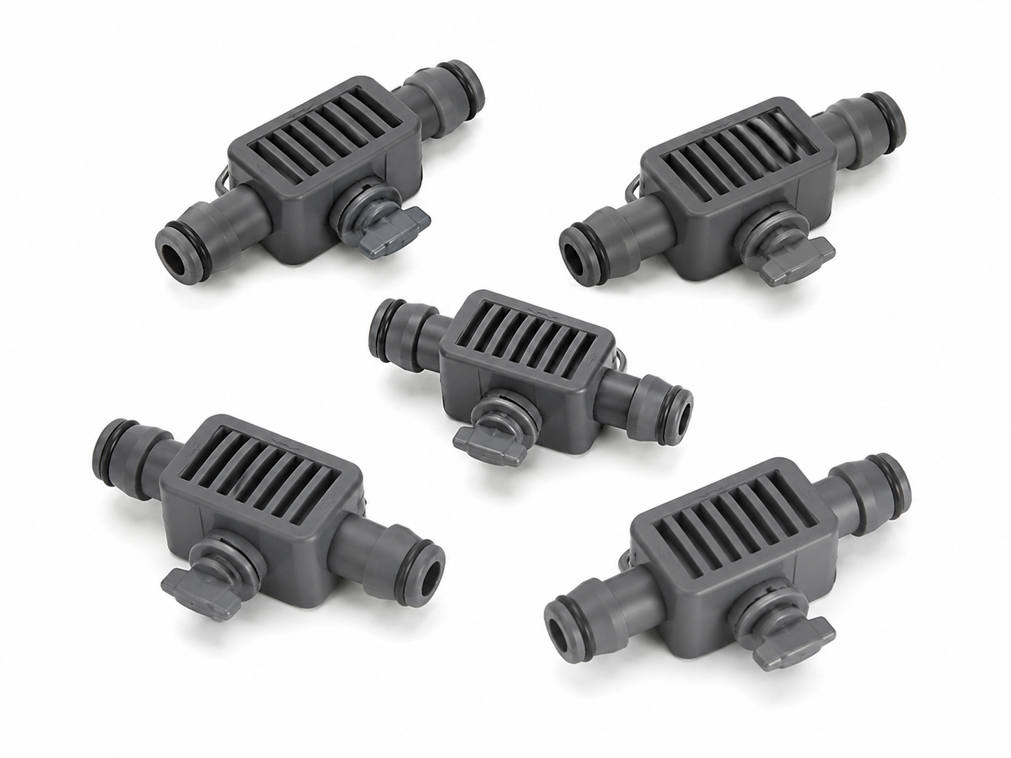 GARDENA Micro-Drip-System Regulier- und Absperrventil 13 mm (1/2") | 5 Stück | Art. 8333 GartenShop24 - Hochwertige Gartengeräte
