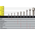 Maxi Grip Schraubspikes Hartmetall HM30 inkl. Montagewerkzeug, 100 Stück