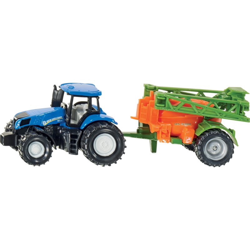 Traktor New Holland mit Amazone Feldspritze Spielzeug