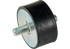 AL‑KO Gummipuffer 409020 – elastischer Stoßdämpfer, vibrationsmindernder Abstandshalter, 1 Stück