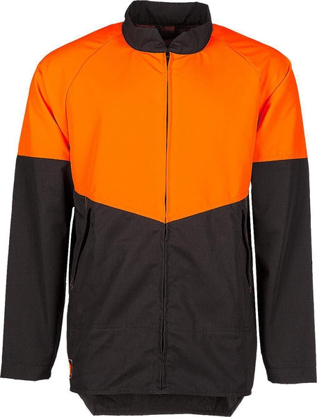 Arbeitsjacke, orange-grau, Größe M, SIP
