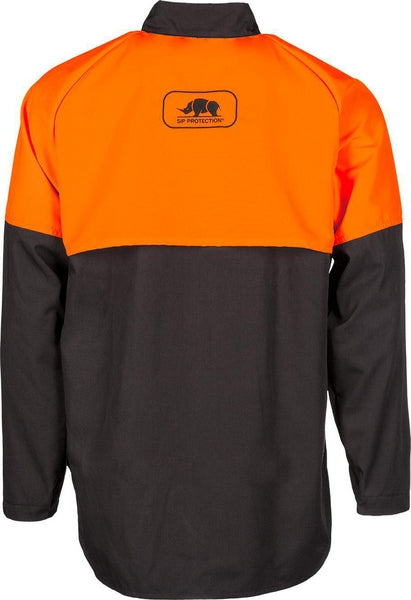 Arbeitsjacke, orange-grau, Größe S, SIP