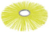 Bürstenring 550/127 poly gelb