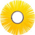 Bürstenring 600 x 7" / 180 gelb