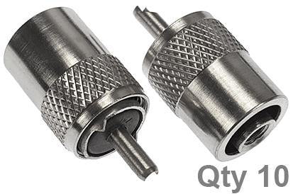 CB-Koaxialstecker (x10)