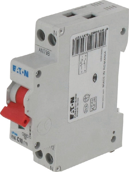 Eaton Leitungsschutzschalter 10A,1P+N,C